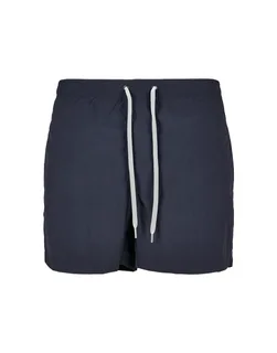 Build Your Brand Swim shorts in Navy, voorkant