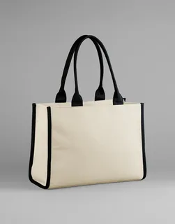 Quadra Puerto Large Tote in Natural/Black, voorkant