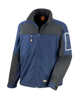 Result Work-Guard Work-Guard Sabre stretch jack in Navy/Black, voorkant