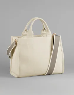 Quadra Puerto Medium Tote in Natural, voorkant