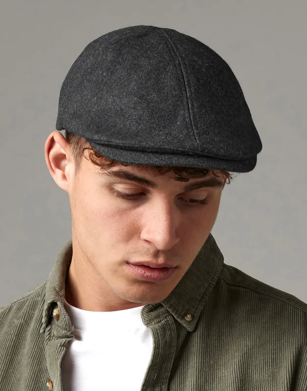 Beechfield Ivy flatcap van meltonwol