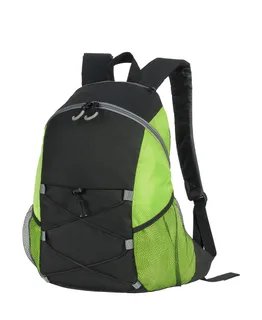 Shugon Chester backpack in Black/Lime Green, voorkant