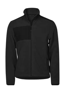 Tee Jays Mountain fleece in Black/Black, voorkant