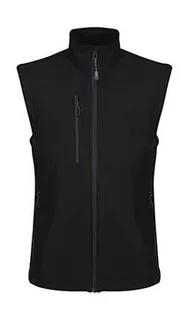 Regatta Professional Honestly Made Recycled Softshell Bodywarmer in Black, voorkant