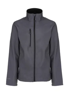 Regatta Professional Honestly Made gerecycled softshell jack in Seal Grey, voorkant