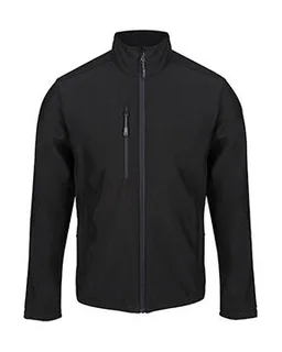 Regatta Professional Honestly Made gerecycled softshell jack in Black, voorkant