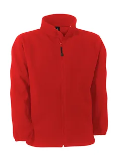 B&C Waterdicht fleecevest in Red, voorkant