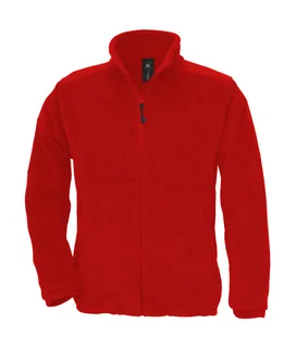 B&C Icewalker+ outdoor full-zip fleece in Red, voorkant