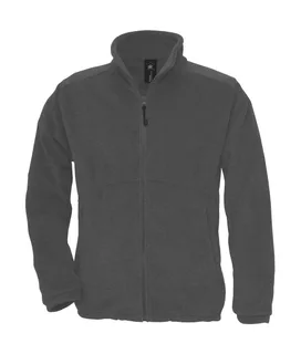 B&C Icewalker+ outdoor full-zip fleece in Charcoal, voorkant
