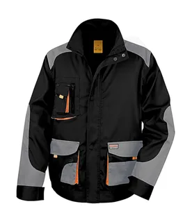 Result Work-Guard LITE jack in Black/Grey/Orange, voorkant