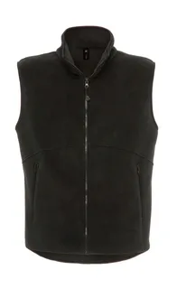 B&C Fleece bodywarmer - FU705 in Black, voorkant