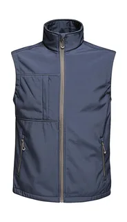 Regatta Professional Octagon II Printable Bodywarmer in Navy/Seal Grey, voorkant