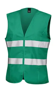 Result Safe Guard Dames hi-vis hesje in Paramedic Green, voorkant