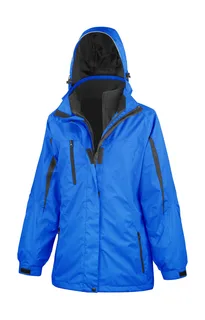 Result Dames 3-in-1 Journey jack in Royal/Black, voorkant