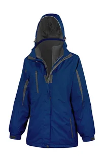 Result Dames 3-in-1 Journey jack in Navy/Black, voorkant