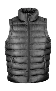 Result Urban Ice Bird gewatteerde bodywarmer in Black, voorkant
