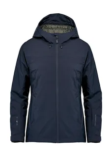 Stormtech Women's Nostromo thermal shell in Navy/Graphite, voorkant