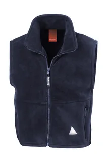 Result Kids' fleece bodywarmer in Navy, voorkant