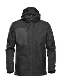 Stormtech Men's Olympia shell in Black/Black, voorkant