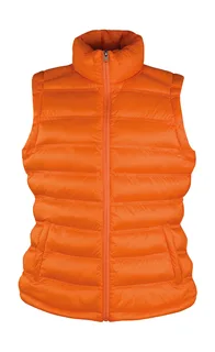 Result Urban Dames Ice Bird gewatteerde bodywarmer in Orange, voorkant