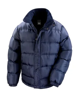 Result Core Nova Lux gewatteerd jack in Navy, voorkant
