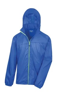 Result Urban HDI Quest lightweight packable jacket in Royal/Lime, voorkant