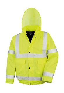 Result Safe Guard Core hi-vis winter blouson in Hi-viz Yellow, voorkant
