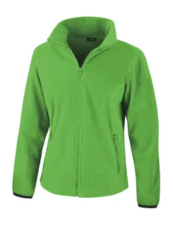 Result Core Dames outdoor fleece met moderne pasvorm in Vivid Green, voorkant