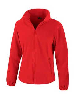 Result Core Dames outdoor fleece met moderne pasvorm in Flame Red, voorkant