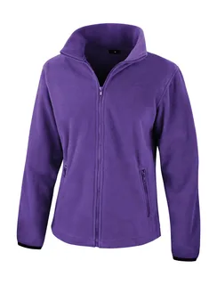 Result Core Dames outdoor fleece met moderne pasvorm in Purple, voorkant