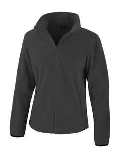 Result Core Dames outdoor fleece met moderne pasvorm in Black, voorkant