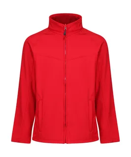 Regatta Professional Uproar softshell jack in Classic Red/Seal Grey, voorkant