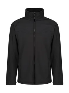 Regatta Professional Uproar softshell jack in Black/Black, voorkant