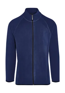 SG Signature Tagless Microfleece Full Zip men's in Navy, voorkant