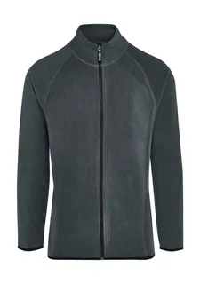 SG Signature Tagless Microfleece Full Zip men's in Charcoal, voorkant