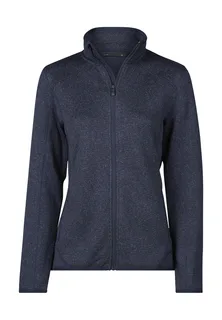 Tee Jays Aspen fleecevest in Navy Melange, voorkant