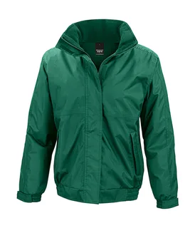 Result Core Dames Channel jack in Bottle Green, voorkant