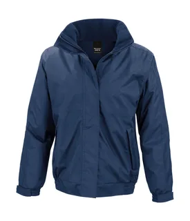 Result Core Dames Channel jack in Navy, voorkant