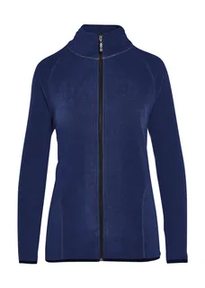 SG Signature Tagless Microfleece Full Zip Women in Navy, voorkant