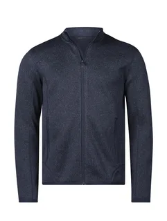 Tee Jays Aspen fleece jacket in Navy Melange, voorkant
