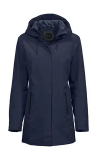 Tee Jays Dames All Weather parka in Deep Navy, voorkant