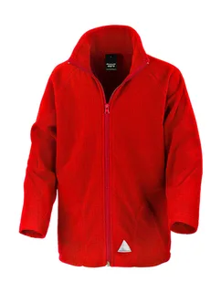 Result Core Kinder microfleece trui in Red, voorkant