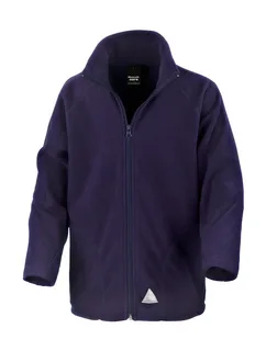 Result Core Kinder microfleece trui in Navy, voorkant