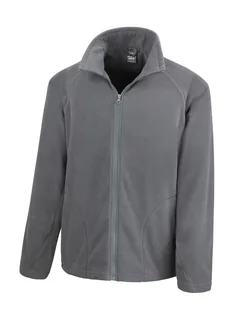 Result Core Microfleece jacket in Charcoal, voorkant