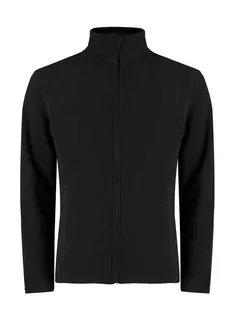 Kustom Kit Regular Fit Corporate Micro Fleece in Black, voorkant