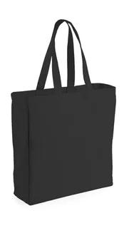 Westford Mill Canvas Classic Shopper in Black, voorkant