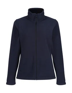 Regatta Professional Dames microfleece met volledige rits in Dark Navy, voorkant