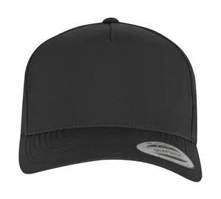 Flexfit YP CLASSICS 5 Panel Snapckback in Black, voorkant