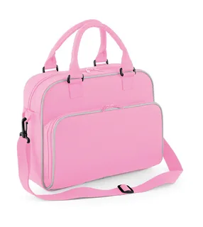 Bagbase Kinder danstas in Classic Pink/Light Grey, voorkant