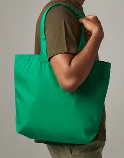 Westford Mill Organic Cotton Shopper in Kelly Green, voorkant